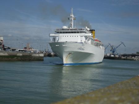 Depart du Costa Marina