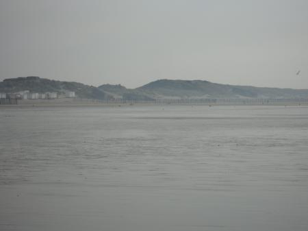 Les dunes dans la brume
