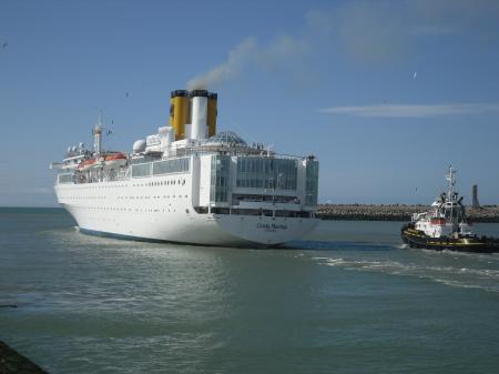 Départ du Costa Marina