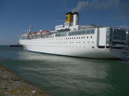 Départ du Costa Marina