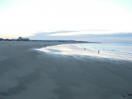 plage de Calais à marée basse